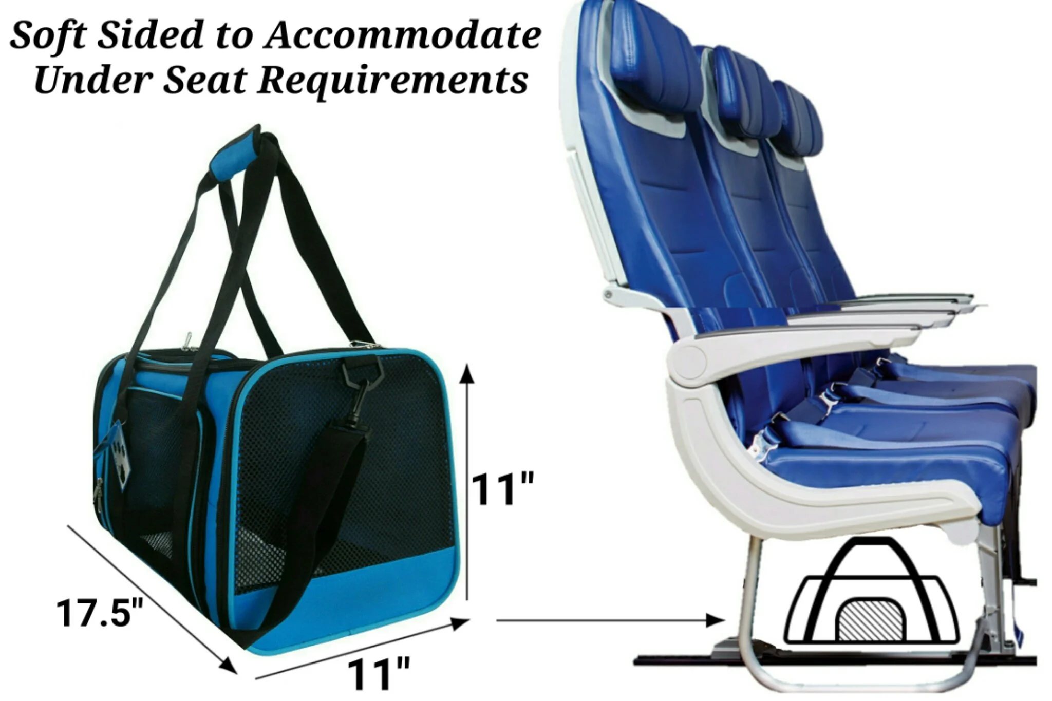 Mr. Peanut's Silver Series Airline Capable Soft Sided Pet Carrier - Image 7