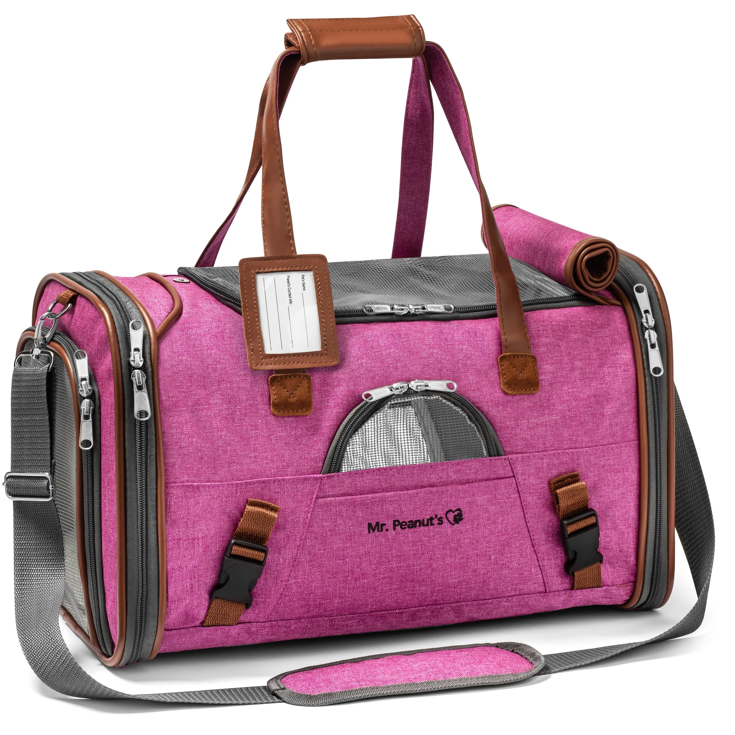 Mr. Peanut's Gold Series Standard Size Airline Compliant Pet Carrier - Image 13