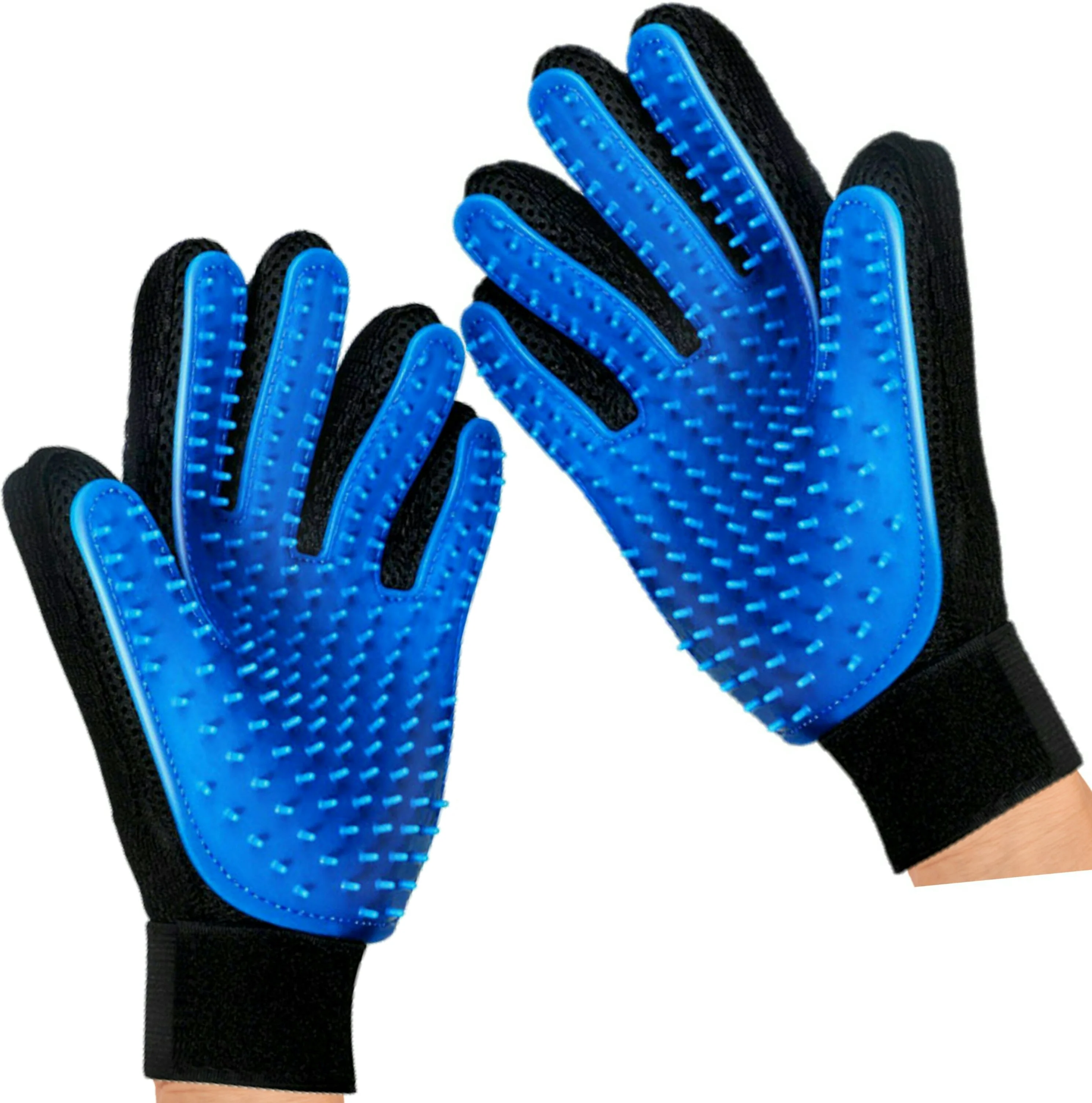 Mr. Peanut's 2 Pak HanD 259 Silicone Pins Pet Grooming Gloves - Image 3