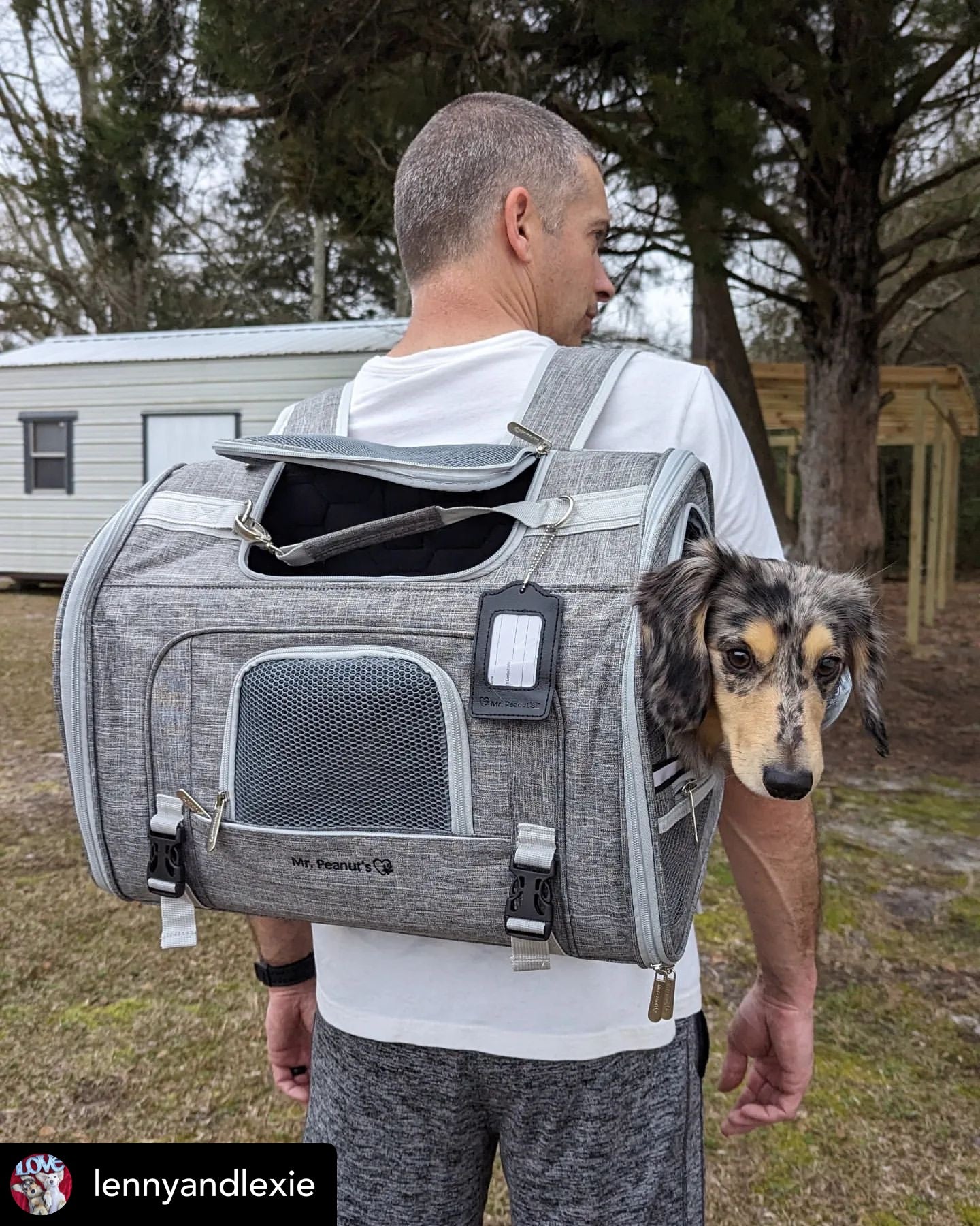 Mr. Peanut's Monterey Series Airline Compliant Horizontal Backpack Pet Carrier - Image 21