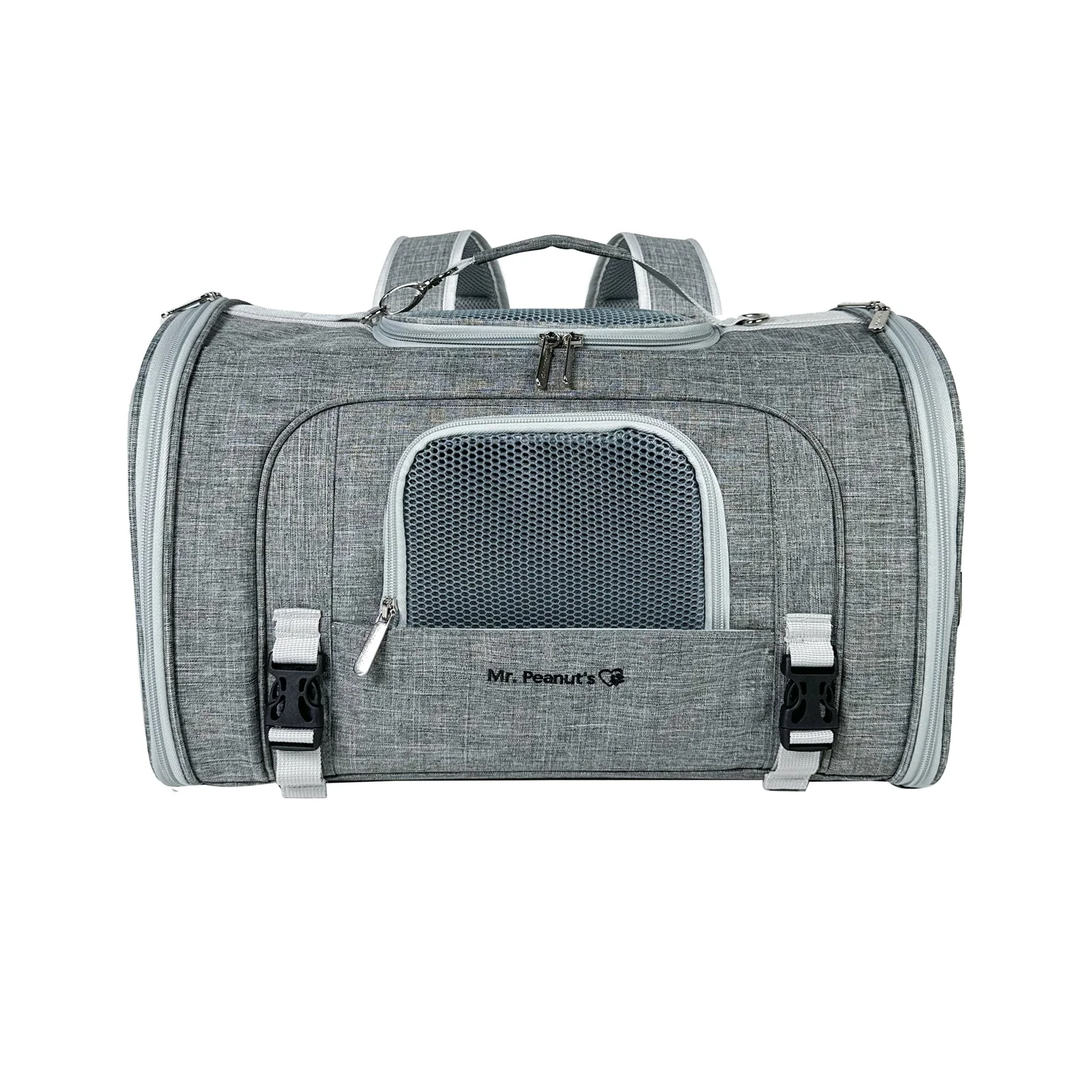 Mr. Peanut's Monterey Series Airline Compliant Horizontal Backpack Pet Carrier - Image 5