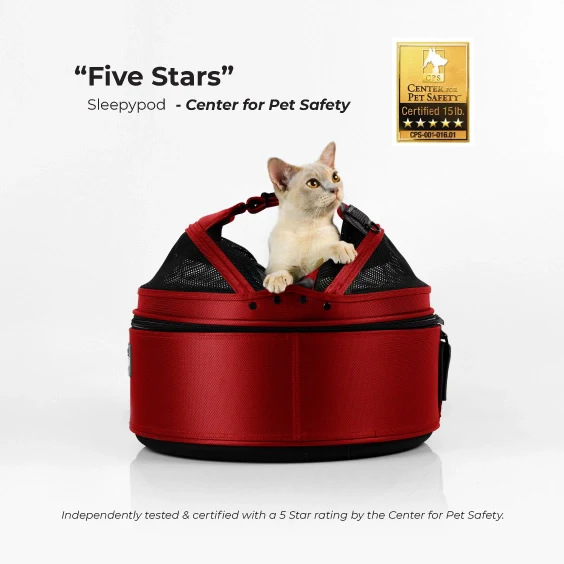 Sleepypod Mobile Pet Bed – Crash-Tested, Ultra-Plush Travel Bed for Small Pets - Full Size - Image 22